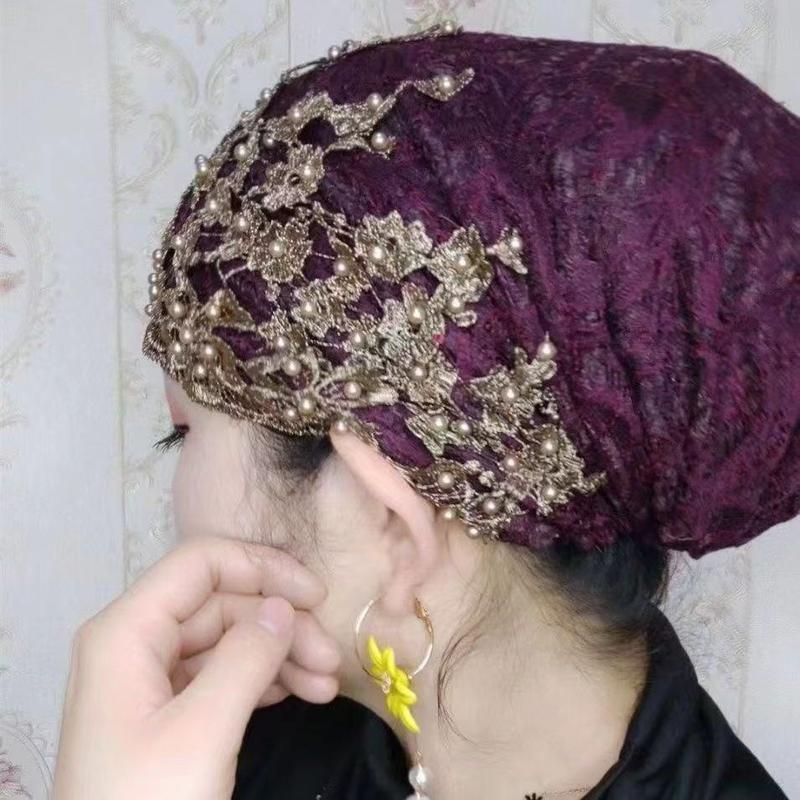 Product Introduction of Muslim Summer Hat Hui Mother Cover Headscarf Convenient Scarf Cover Toe Cap Cap Confinement Hat 1