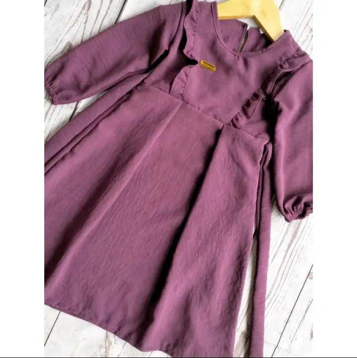 Gamis Anak Adiba/ Gamis anak crinckle air flow premium/Gamis anak 1-9tahun/Gamis anak terbaru 2023 5