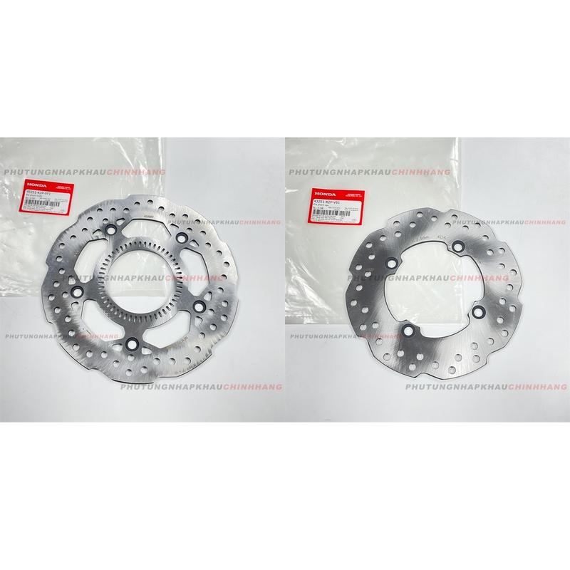  Đĩa thắng Winner X V4 2023 2024 ABS CBS chính hãng Honda Đĩa phanh trước sau Winner X 150 - 45251K2PVF1   45251K2PVE1 
