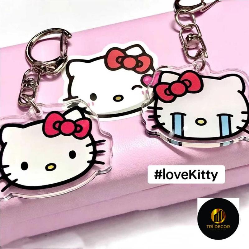 Móc Khóa Hello Kitty Dễ Thương Bằng Acrylic