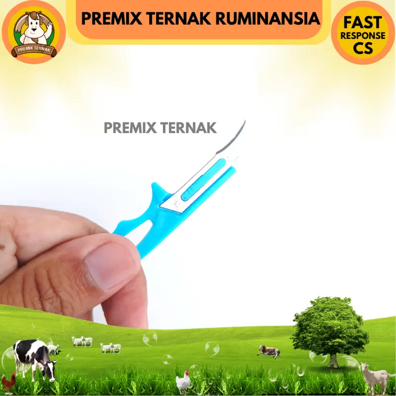 Pisau Bedah dan Kebiri Hewan Ternak Kambing Domba Sapi Anjing Kucing Babi dll 4