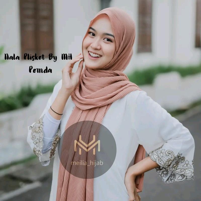 Nala Plisket (hijab pashmina Plisket premium by MH) 4