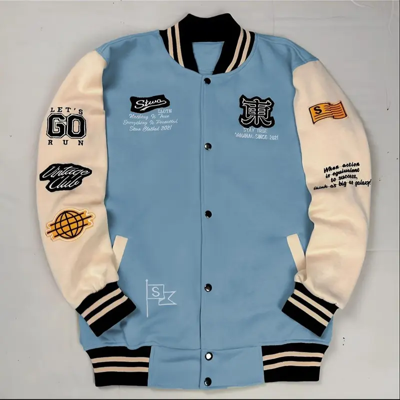 JAKET HOODIE VARSITY BASEBALL FULL BORDIR BAHAN TEBAL GRAMASI 280 GSM PRIA WANITA 3