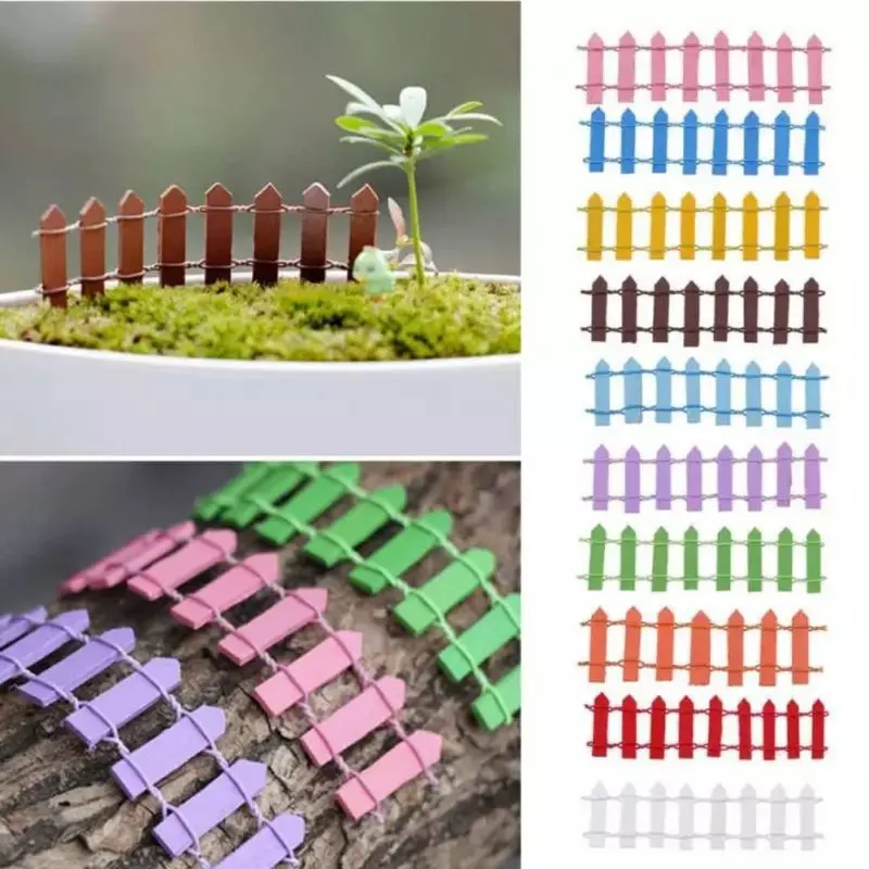 Pagar Mini Miniatur Warna Warni
