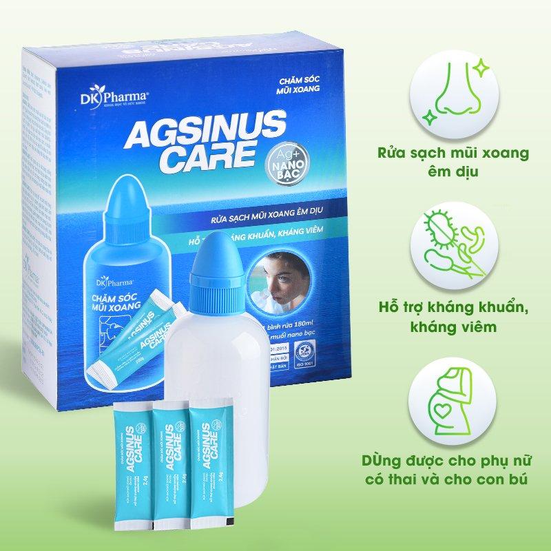 [CẬN DATE]DUNG DỊCH VỆ SINH MŨI AGSINUS - DKpharma 0