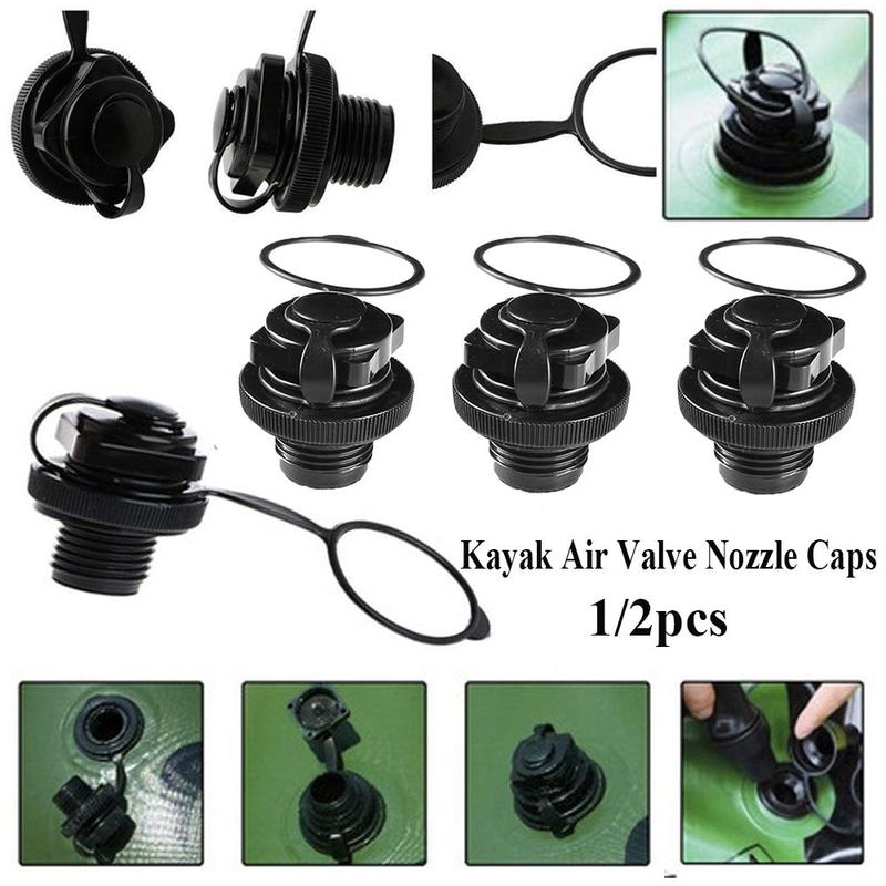 Product Introduction of 1/2pcs Durable Plastic Kayak Raft Airbed Inflatable Boat Nozzle Caps Mattress Valves Inflatable Pump Adapter Air Valve 20