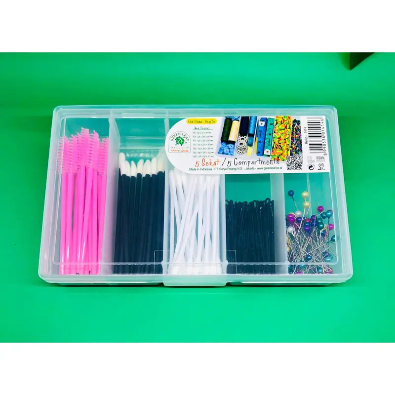 KOTAK BOX 5 SEKAT/BOX PERKAKAS AKSESORIS/BOX/KOTAK BOX/KOTAK PLASTIK/KOTAK SERBAGUNA/KOTAK AKSESORIS/KOTAK PERHIASAN 4