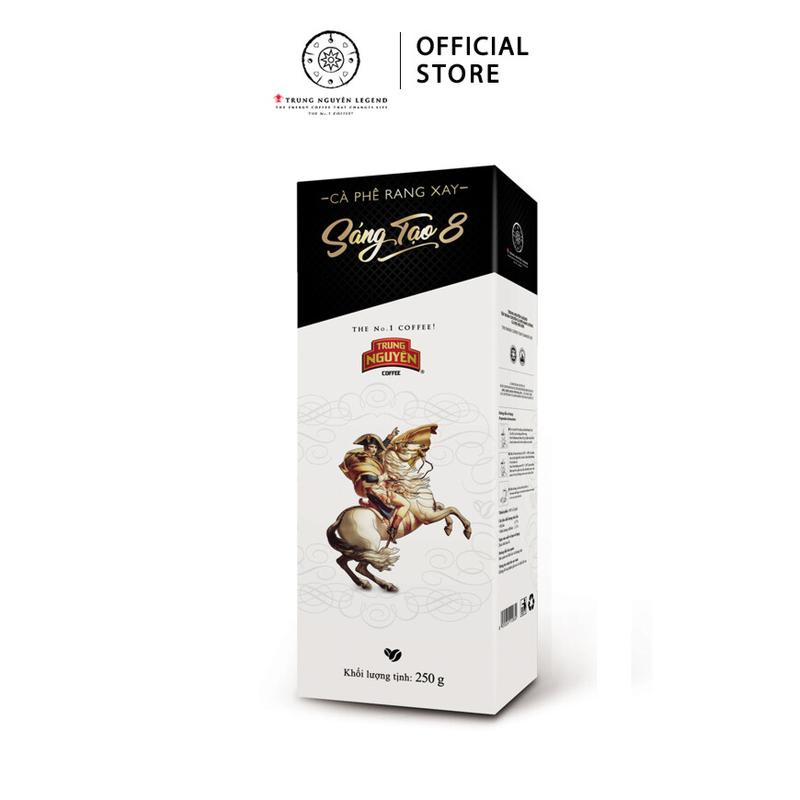  Trung Nguyên Legend Coffee Cà phê Rang Xay Sáng tạo 8 - Hộp 250gr Cafe cafe  trung  nguyên  pha  phin 