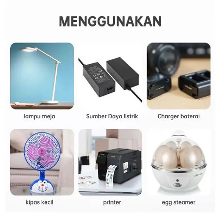 Kabel Power Angka 8 / Kabel Cas / Kabel Power Printer Panjang 1.8 Meter Full 2