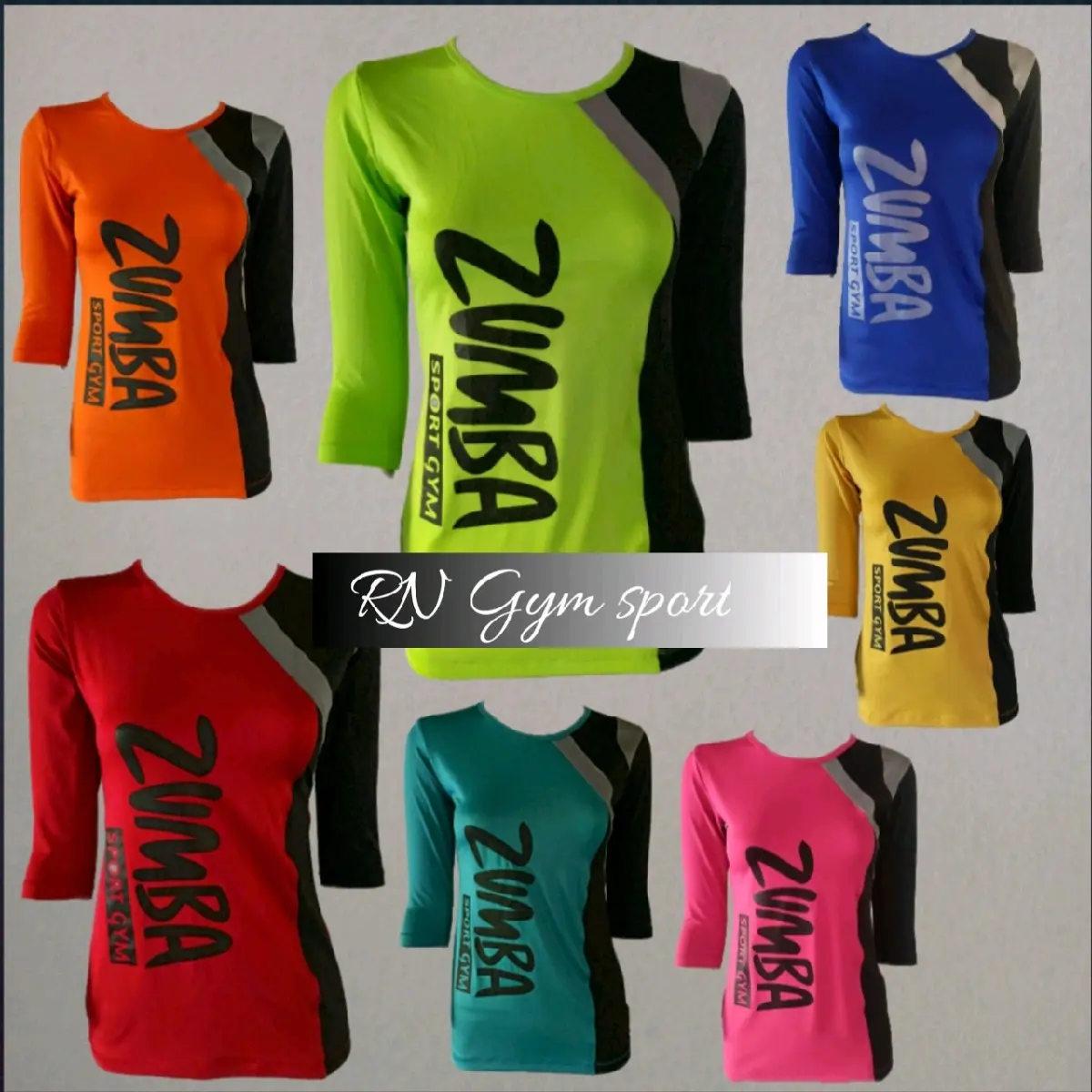 kaos olah raga atasan senam wanita paling dicari bahan lembut dan melar banyak Baju