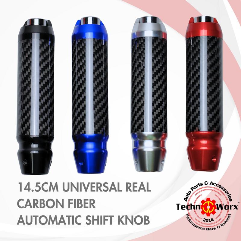Qiilu Auto Shift Knobs, Car Modified Carbon Fiber Head Transmission Manual Knob Lever Head Wave Stick Shift Knob - View #3