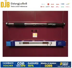 TaffSPORT Tiang Latihan Pull Up Pintu Solid Grip 62-100cm - HW139501