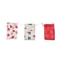 Gambar Ataru Set 3 Pcs Kantung Serut Mesh Xmas Drawstring Pouch Pouch Serut Perlengkapan Kado dari Ataru_NEW Kota Administrasi Jakarta Barat 4 Tokopedia