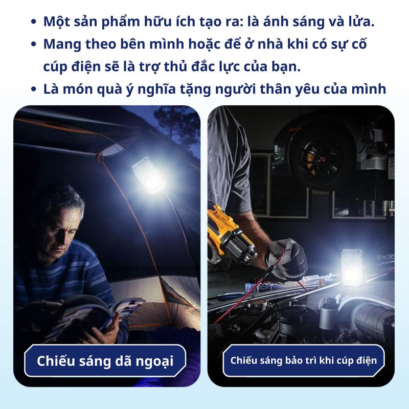 Đèn pin led cob mini X7 đa chức năng 3 chế độ ánh sáng bỏ túi tiện dụng mang theo du lịch dã ngoại, chiếu sáng trong gia đình 7