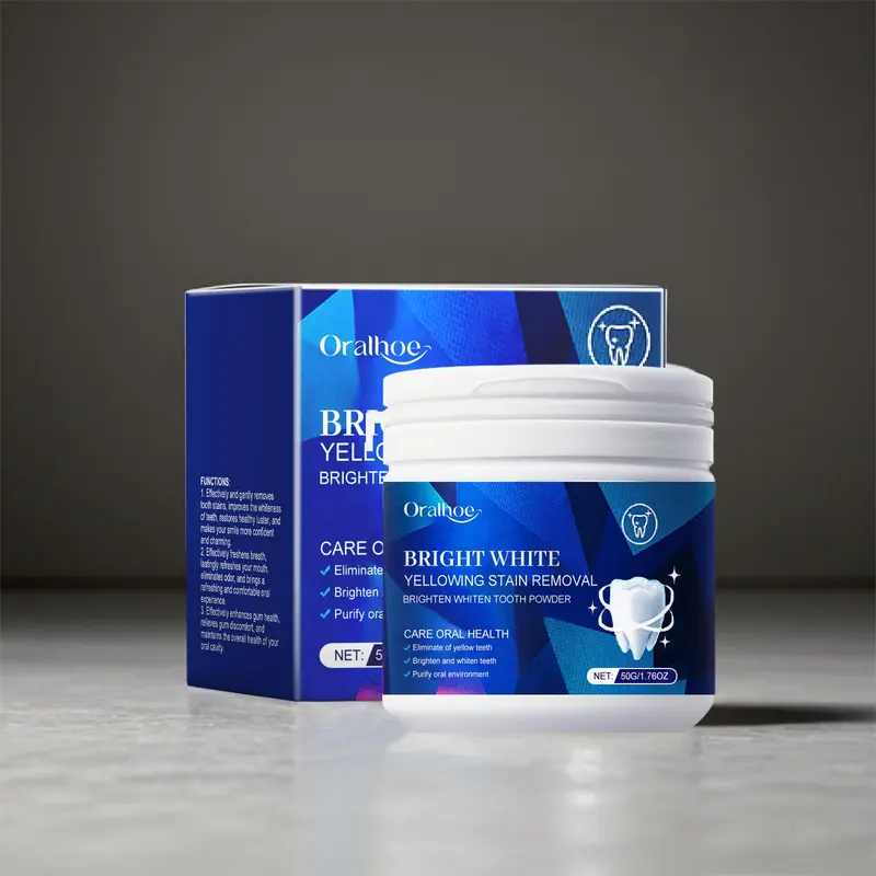 Mint Tooth Powder, Gentle Tooth Cleaning Powder, Oral Care Tooth Powder, Toothpaste for Fresh Breath, Dental Care Product for Women & Men 0