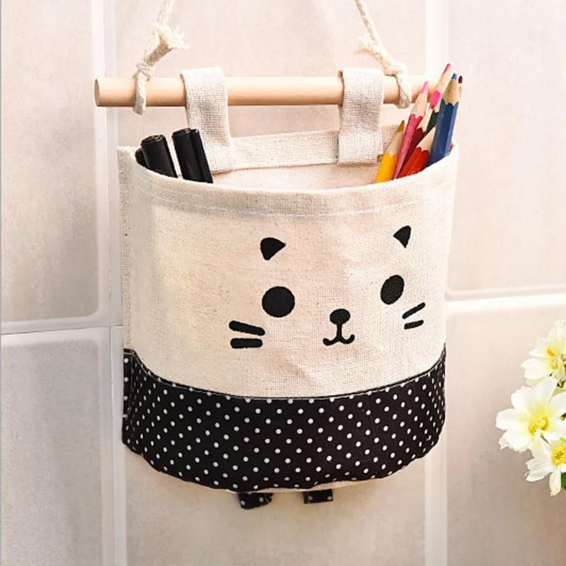 Product Introduction of Túi Đựng Đồ Treo Tường, Túi Sắp Xếp Mèo Hoạt Hình, Túi Treo Tủ Quần Áo, Hộp Đựng Mỹ Phẩm, Cửa Cotton, Tủ Quần Áo Treo Tường 21