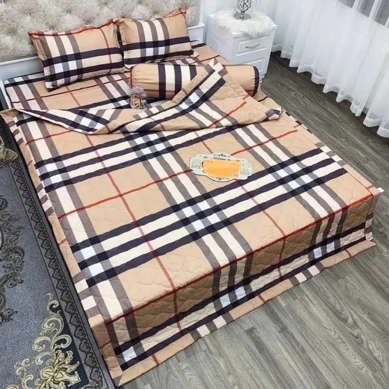 Bộ 5 món PHAO ( 2 vỏ gối đầu + 1 ga + 1 vỏ gối ôm + 1 chăn dày dặn ) 6