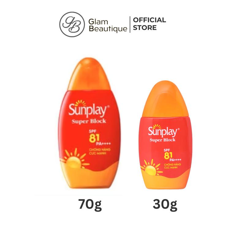 Sữa chống nắng cực mạnh Sunplay Super Block SPF81 30g/70g Glam Beautique