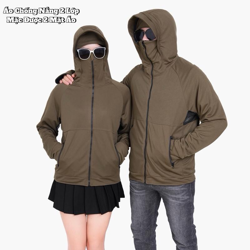 [XẢ KHO] Áo Khoác Chống Nắng 2 Lớp Nam Nữ Mặc Được 2 MẶT Phiên Bản mới 2026