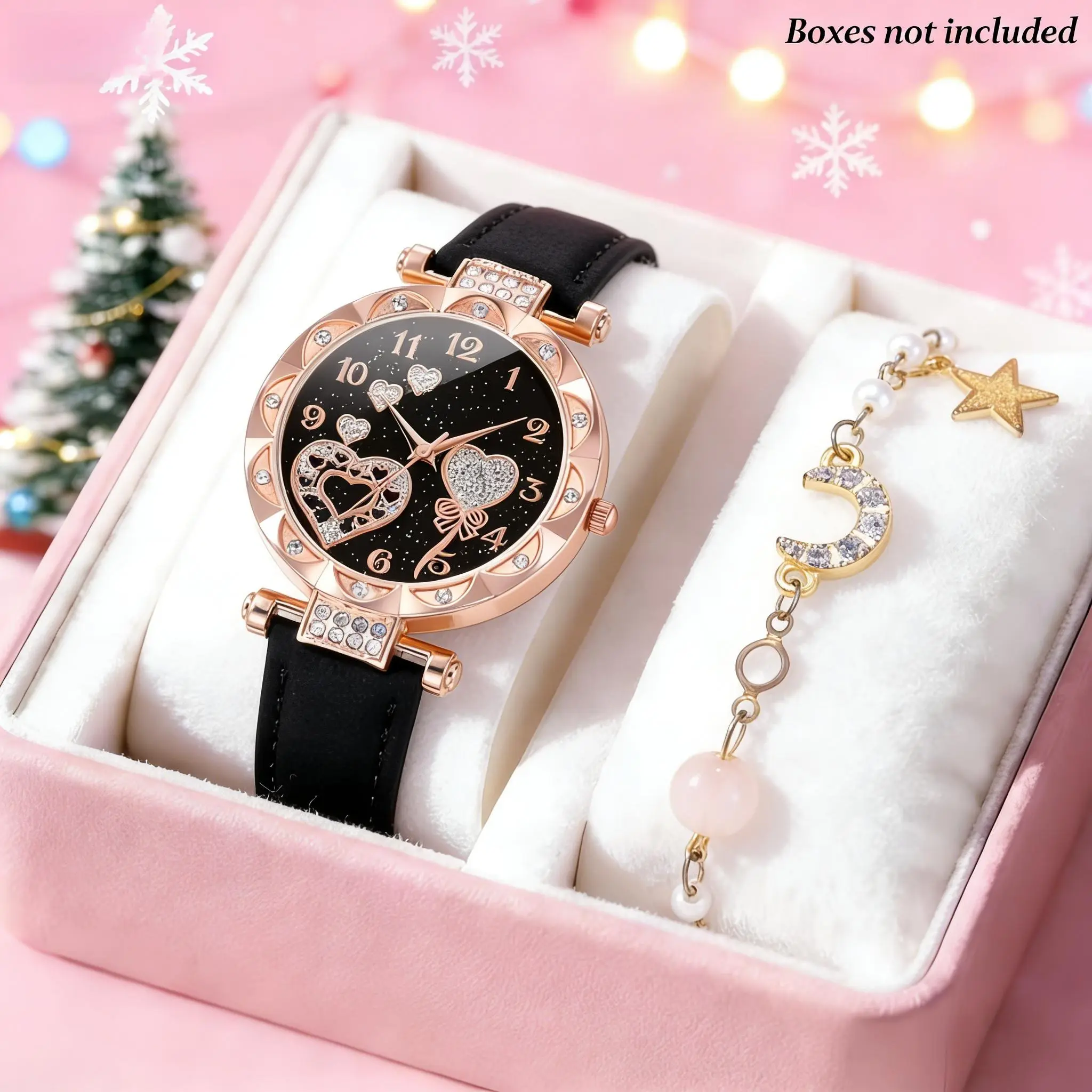 2#2PCS black set(no box)