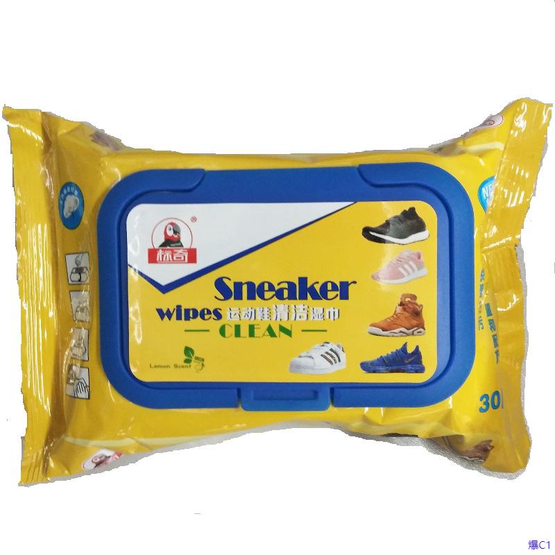 Giấy lau giày Sneaker gói 30 tờ  xịt giày khử mùi giày xi đánh giày da nam