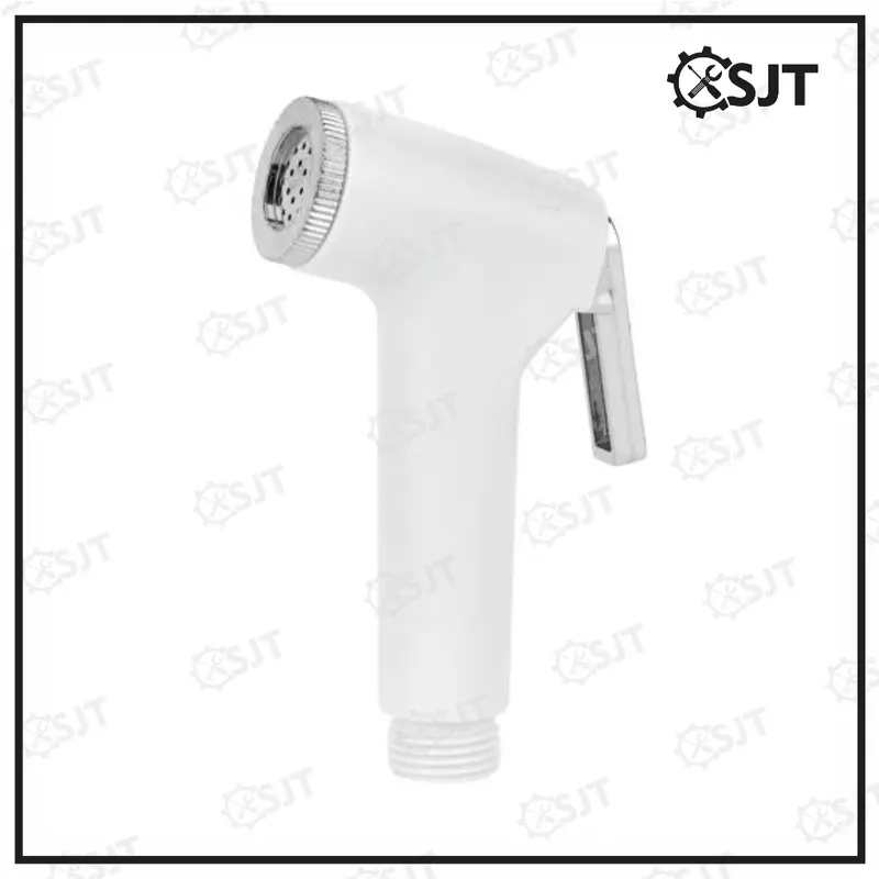 SJT - Kepala Jet Shower Spray Closet Washer Honxi Putih & Silver 3