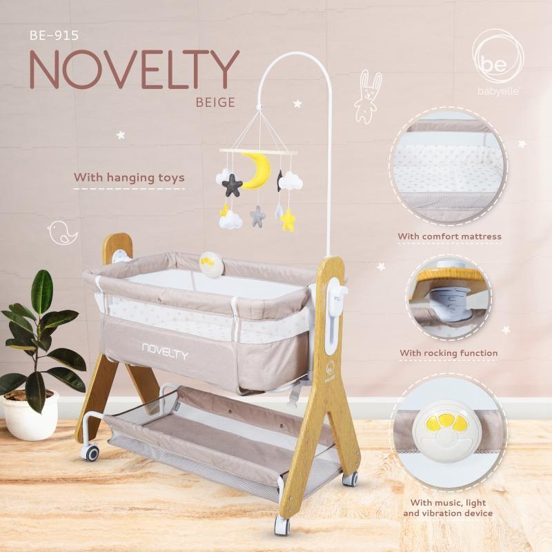 Baby Elle Box Bayi BabyElle Novelty BE 915 Baby Bed and Co Slepper / Babyelle il Sogno Box Bayi Bisa Ayun Otomatis 2