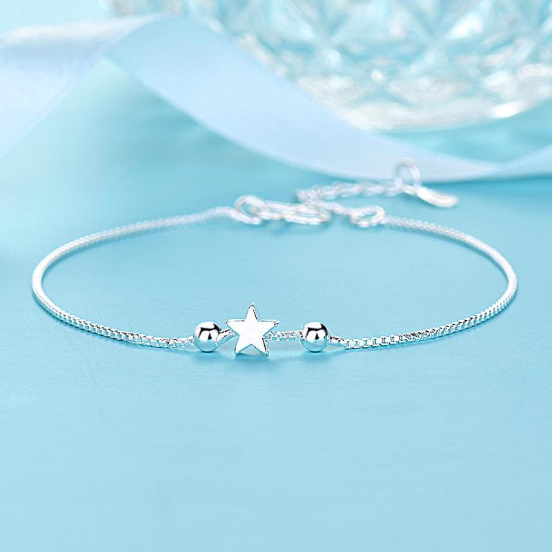  Bộ lắc chân lắc tay dây trơn đính hạt tròn ngôi sao thời trang dễ thương LTC47-Phụ Kiện Thời Trang Việt 