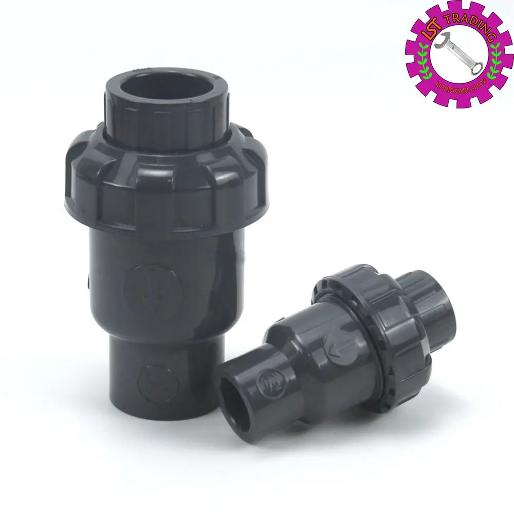 [READY STOCK] PVC CHECK VALVE / PVC 1 WAY VALVE / PVC ONE WAY VALVE / VALVE SEHALA / PVC NOT RETURN VALVE