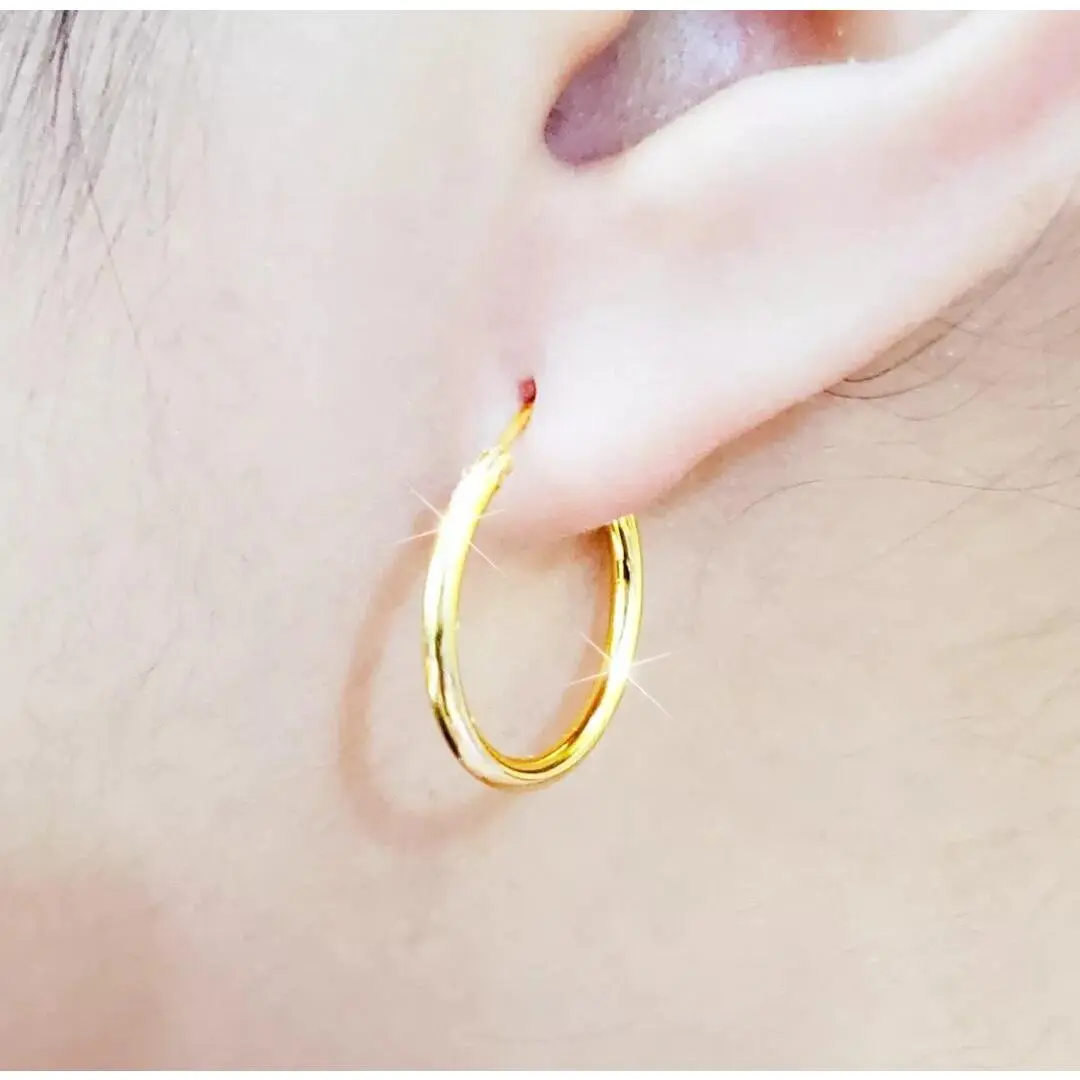 ANTING GIPSY TITANIUM ANTING BULAT POLOS ANTI KARAT ANTI LINTUR Free Ongkor dan COD.