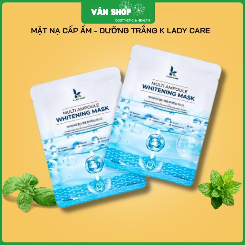  A01.  Combo 10 miếng   Mặt nạ cấp ẩm K Lady Care - Chăm Sóc Da Dưỡng Ẩm Da Làm Đẹp Da Skincare Chăm sóc da mụn Niacinamide 