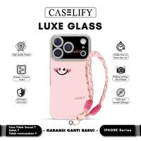 Gambar CASELIFY Luxe Glass case untuk iphone 11 12 13 14 15 16 17 air pro max plus casing Lucky smile - LUCK01LG, Iphone 11 Pro dari CASELIFY Kota Administrasi Jakarta Barat 1 Tokopedia