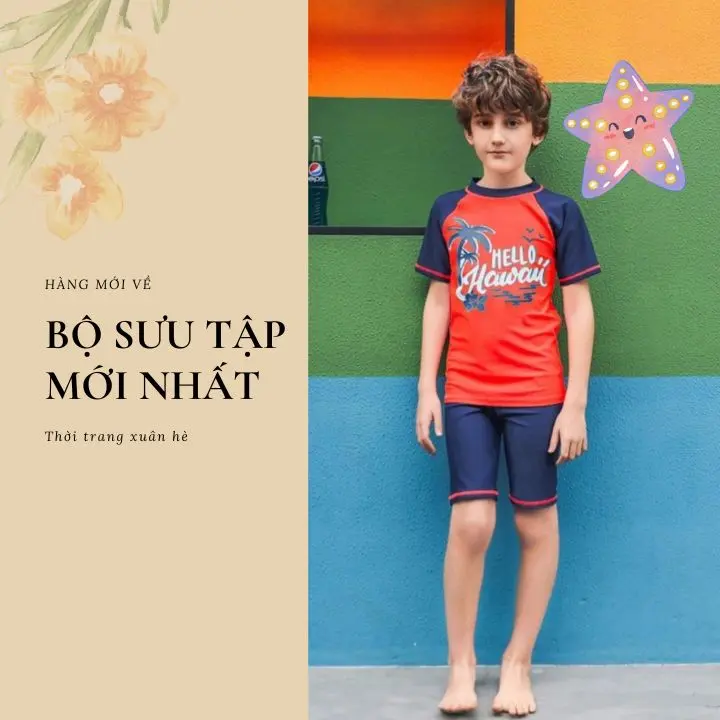 Đồ bơi bé trai szie đại từ 40-51kg - vải thun cao cấp chuyên dùng cho đồ bơi, độ co giãn Trang Phục Sport 6