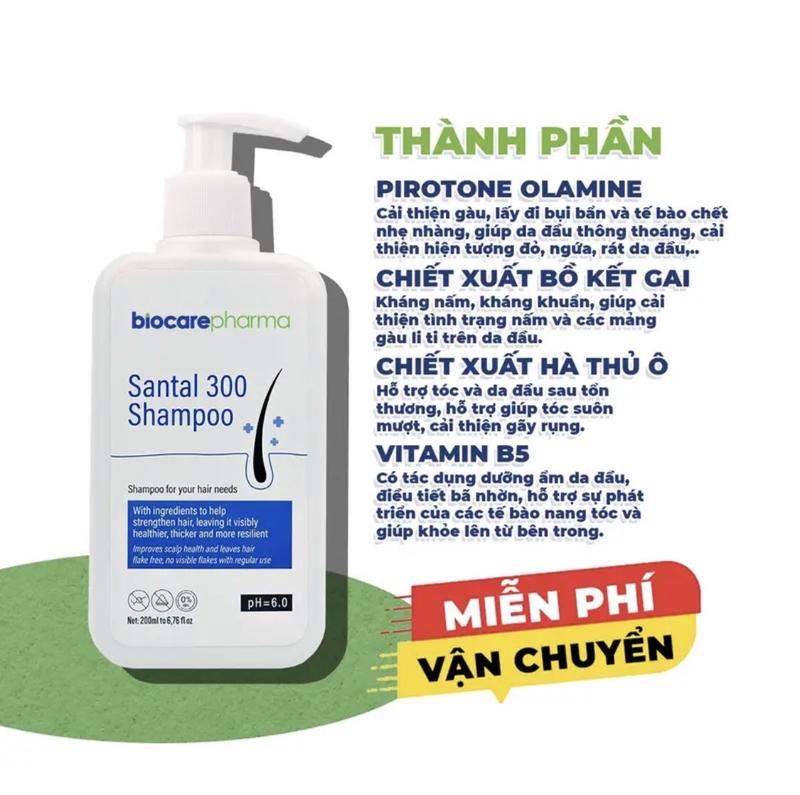 Dầu Gội dược liệu BioCare Pharma hỗ trợ gàu, nấm ngứa da đầu không gây khô tóc Chăm Sóc Tóc Dưỡng Tóc