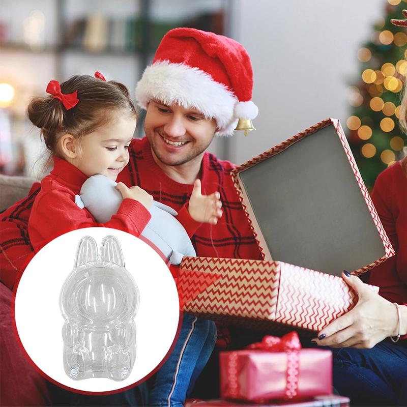 Product Introduction of For Labubu Transparent Protective Cover Monster Elf Doll Cover Labubu 2 Dust Bag Pendant Doll Accessories Vinyl Doll Storage Box 21