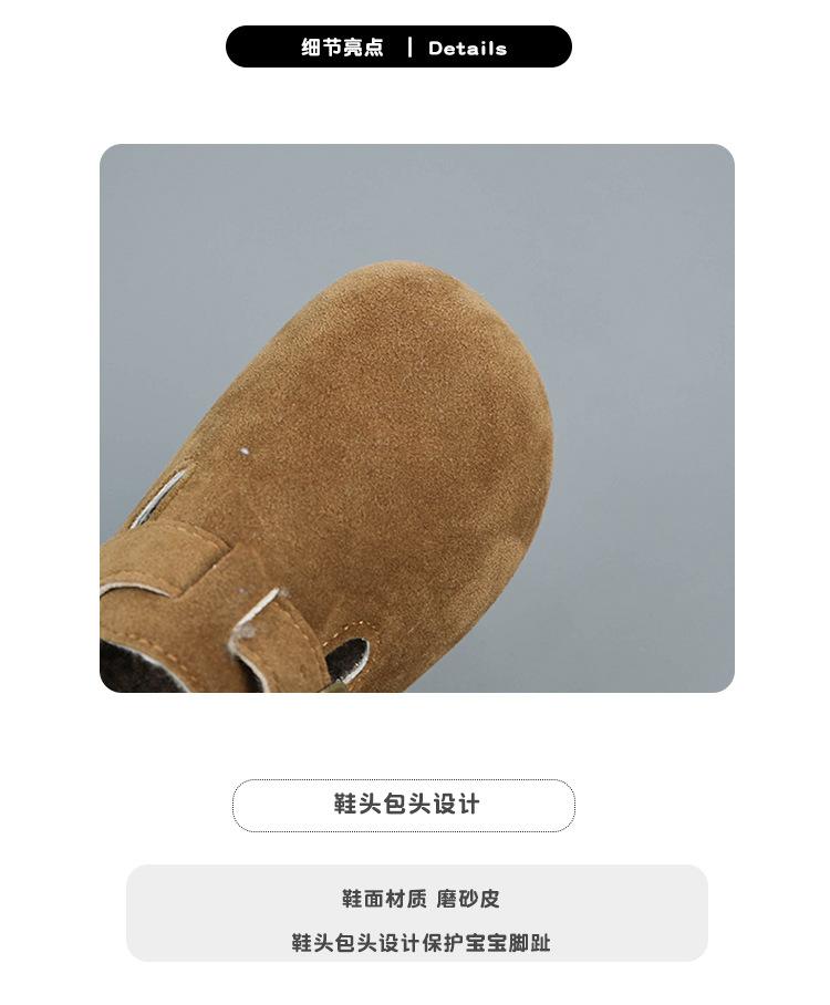 Product Introduction of Giày Da Đanh Bé Gái Birkenstock, Đế Mềm, Lót Lông Cừu, Hai Bông, Ấm Áp, Thích Hợp Cho Mùa Thu Và Mùa Đông, Trẻ Em Và Bé Gái, Hàng Mới Về Năm 2024 10