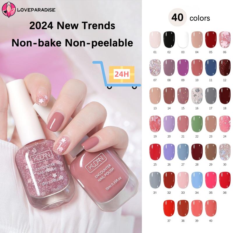 [LP-Ready Stock] Nail Polish Fine Flash 2024 New Trends No-bake ...