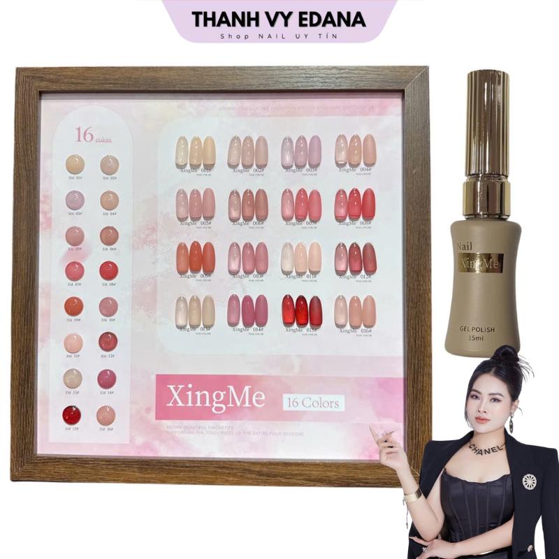 Sét sơn thạch đục XINGME 16 màu hồng cao cấp [THANH VY EDANA]