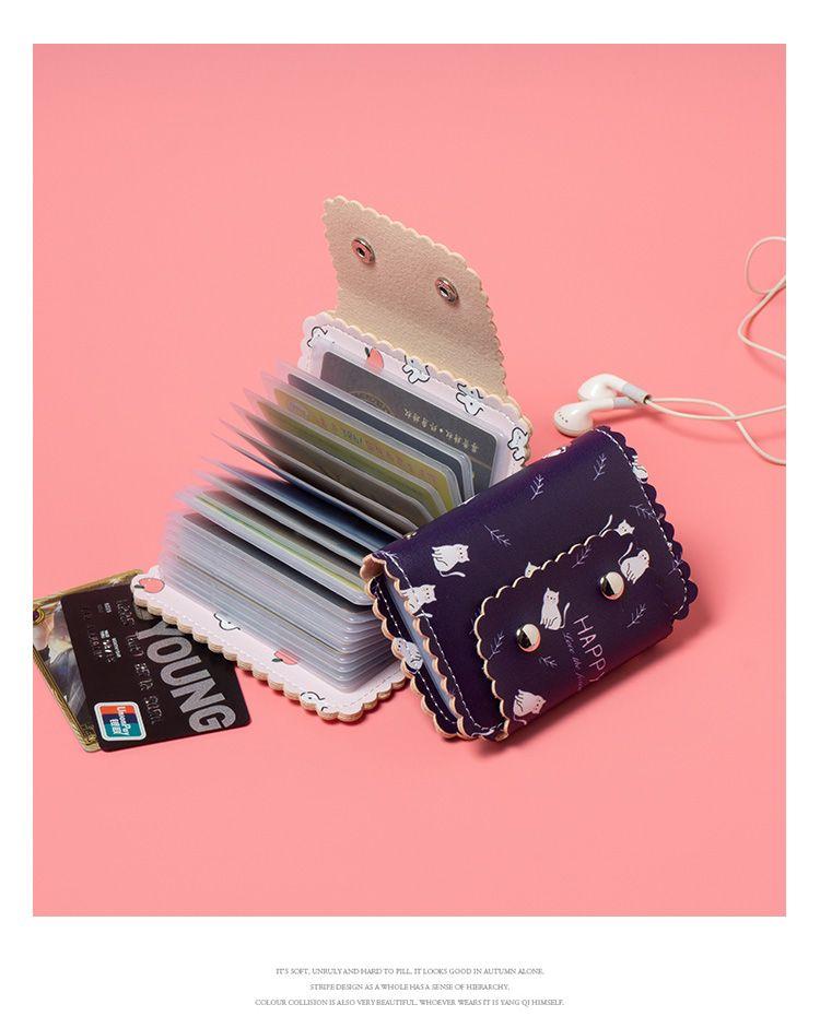 Product Introduction of [Cartoon Cute Design] Handheld Bag Business Card Holder Ins New Integrated Bank Card Bag Document Bag Anti-Degaussing Compact 2025 Lightweight 16