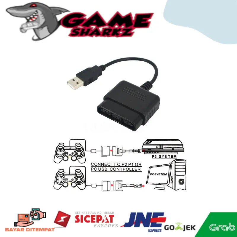 Conventer Stik Ps2 To ps3/pc/laptop 2