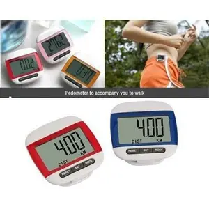 [COD] Pedometer Digital Step Calorie Sport Time Distance Calculation Multifungsi Portable