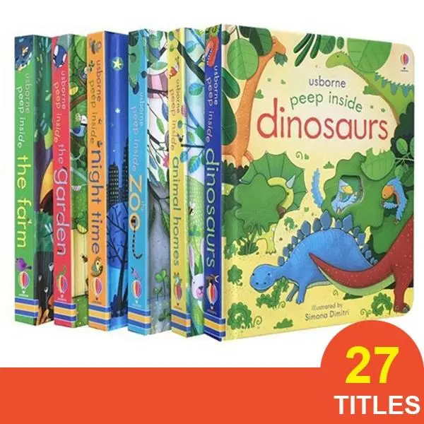 High Quality Usborne Peep Inside Series Books (28 Titles)