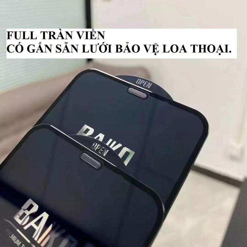  Kính cường lực iPhone kingkong baiko cao cấp  có màng bảo vệ loa cho iphone 7 8 plus x xs xr xsmax 11 12 13 14 15 pro max promax plus 