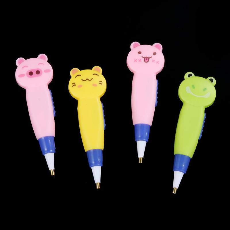Product Introduction of New DIY Cartoon Animals Cross Stitch 5D  Painting  Painting Tools Point Drill Pen LED Light 13