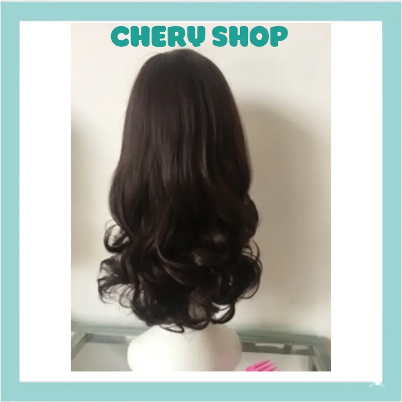 Tóc Giả Nữ, Tuổi Trung Niên, Ren Trùm Đầu, Tóc Người, Dễ Đeo, Với Lưới 1796 5