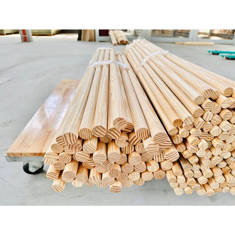 Thanh Gỗ Thông Phi Tròn 28mm, Dài 1m, 1m2, 1m5, Trang Trí, DIY Handmade, Làm Giá Kệ, Mặt Bàn [MS305] 7
