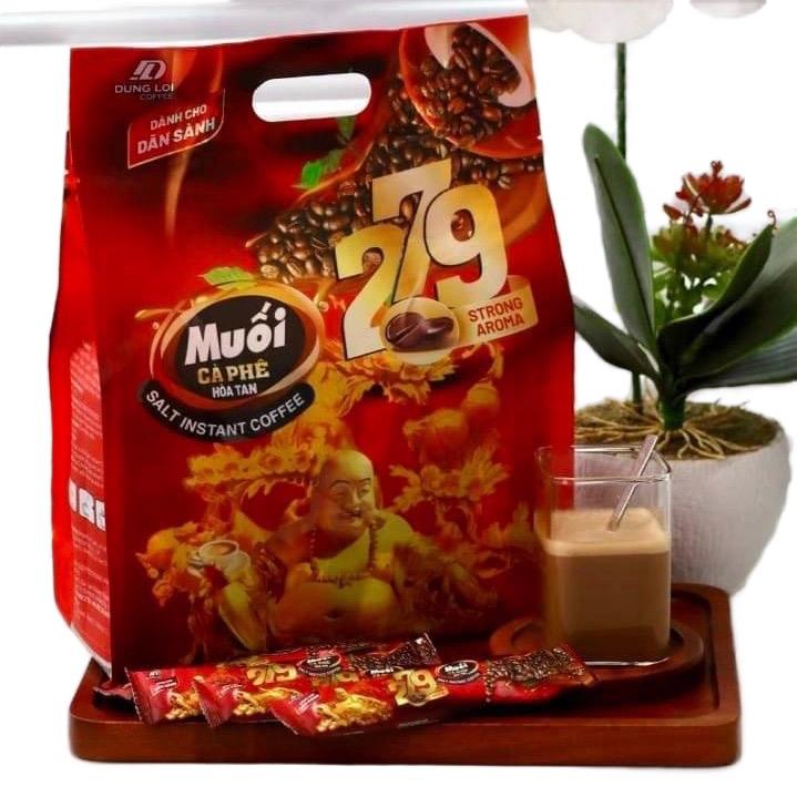 Cafe Muối hoà tan 279 Dũng Lợi coffee- Túi 720 gram 45 gói