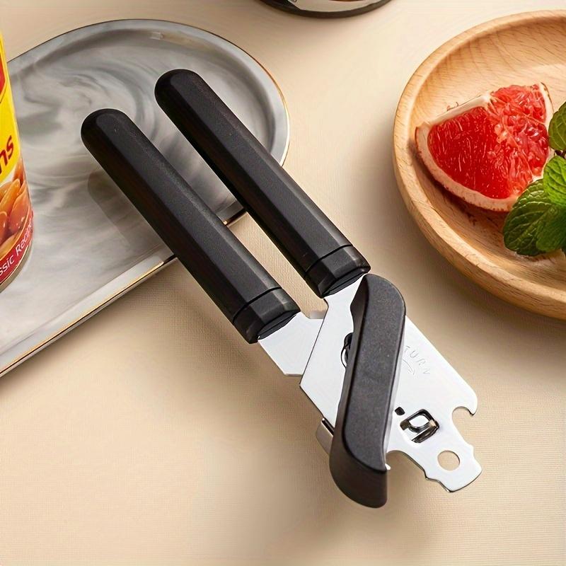 Product Introduction of 3-in-1 Stainless Steel Manual Can Opener - Strong, Multi-Function Jar & Bottle Opener for Kitchen and Dining 0