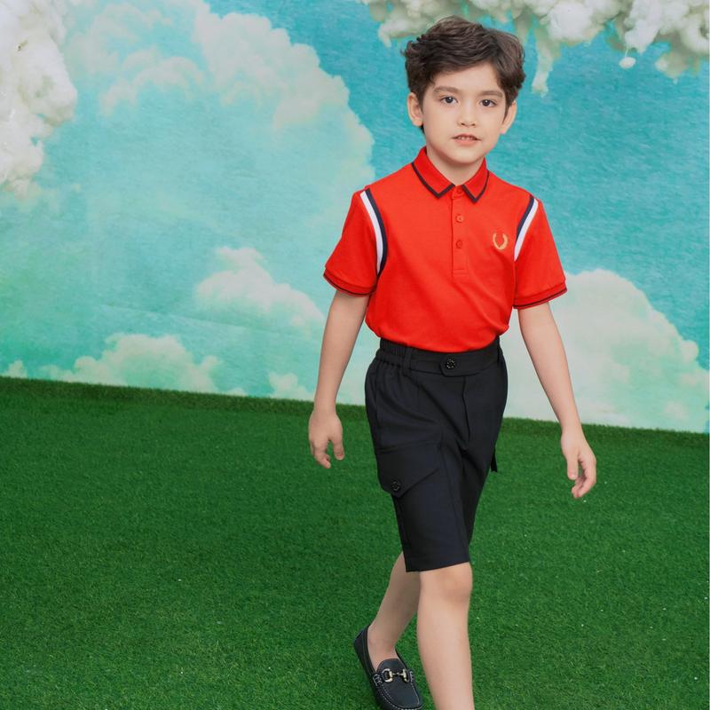 Áo Polo Đỏ Sọc Vai- APL2209 2