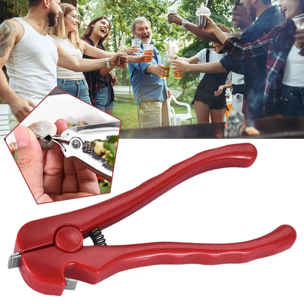 Dụng Cụ Mở Mồi Hộp, Đa Chức Năng, Kẹp Vỏ Sò Máu, Kẹp Cá, Để Mở Hải Sản Sò, Cầm Tay, K3P7